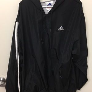 Black adidas wind breaker